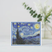 Carte Postale Starry Night, Fine Art de Van Gogh, (Debout devant)