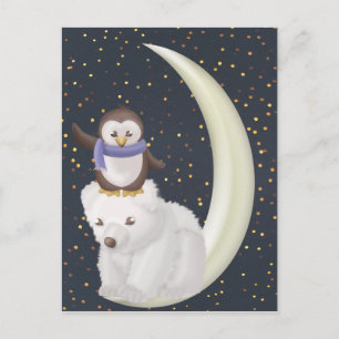 Carte Postale Starry Night Friends