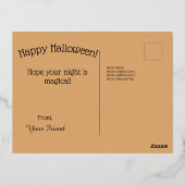 Carte postale Starry Night Halloween (Verso)