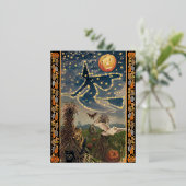 Carte postale Starry Night Halloween (Debout devant)