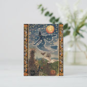 Carte postale Starry Night Halloween (Debout devant)