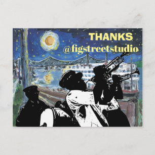 Carte Postale Starry Night Mississippi Queen, ajouter du texte