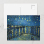 Carte Postale Starry Night Over the Rhone (1888) Vincent van Gog (Devant / Derrière)