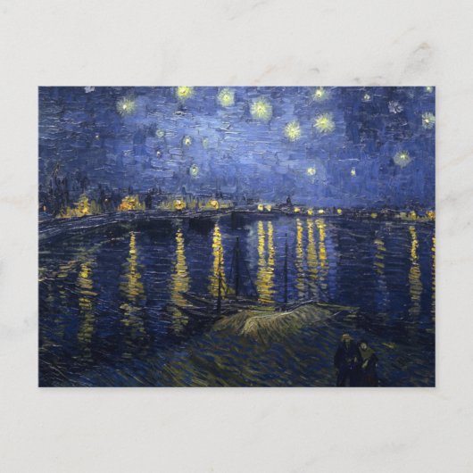 Carte Postale Starry Night Over the Rhone par Van Gogh (Devant)