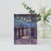 Carte Postale Starry Night Over the Rhone par Vincent van Gogh (Debout devant)
