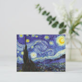 Carte Postale Starry Night Van Gogh Art (Debout devant)