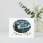 Carte Postale Starry Night, Vincent Van Gogh. (Debout devant)