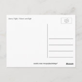 Carte Postale Starry Night, Vincent Van Gogh. (Dos)