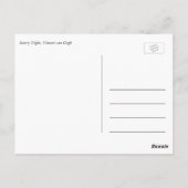 Carte Postale Starry Night, Vincent Van Gogh. (Dos)