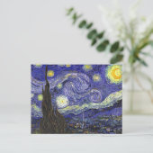 Carte Postale Starry Night, Vincent Van Gogh. (Debout devant)