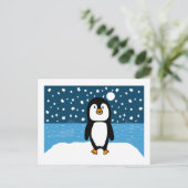 Carte postale Starry Starry Penguin Holiday (Debout devant)
