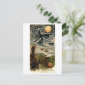 Carte Postale Starry Witch sur Broomstick (Debout devant)