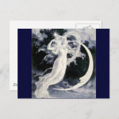 Carte Postale Stars Lady Moon (Devant / Derrière)