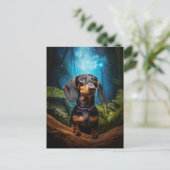 Carte Postale Starscape Dachshund (Debout devant)