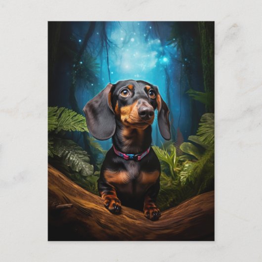 Carte Postale Starscape Dachshund (Devant)