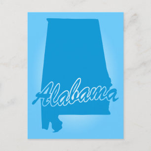 Carte postale State Alabama