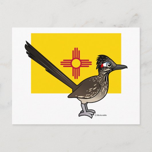 Carte Postale State Birdorable of New Mexico : Roadrunner (Devant)