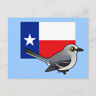 Carte Postale State Birdorable of Texas : Colibri