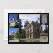 Carte Postale State Capitol Building, Austin, Texas (Devant / Derrière)