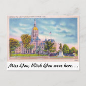 Carte Postale State Capitol, Hartford, Connecticut (Devant)