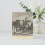 Carte Postale State Capitol, Madison, Wis (Debout devant)