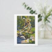 Carte Postale State Park Statue indienne (Debout devant)