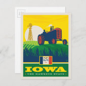Carte Postale State Pride | Iowa (Devant / Derrière)