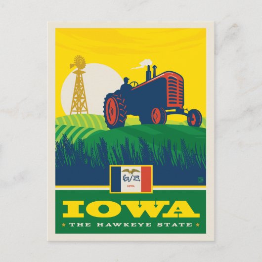 Carte Postale State Pride | Iowa (Devant)