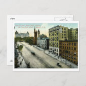 Carte Postale State St, Albany, NY Vintage (Devant / Derrière)