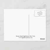 Carte Postale Staten Island Lighthouse, New York Postcard (Dos)