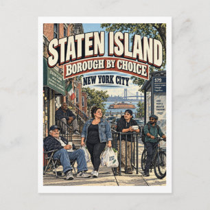 Carte Postale Staten Island par choix