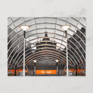 Carte Postale Station de métro St Enoch, Glasgow, Écosse.