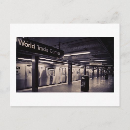 Carte Postale Station de métro World Trade Centre - NYC (Devant)