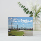 Carte Postale Station de relais électrique (Debout devant)