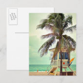 Carte Postale Station de sauvetage |Floride (Devant / Derrière)