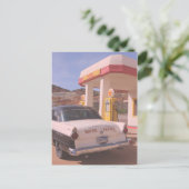 Carte Postale Station de service classique de la Patrol Biker (Debout devant)