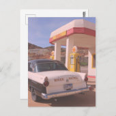 Carte Postale Station de service classique de la Patrol Biker (Devant / Derrière)