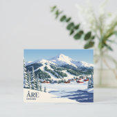 Carte Postale Station de ski d'Åre Suède (Debout devant)