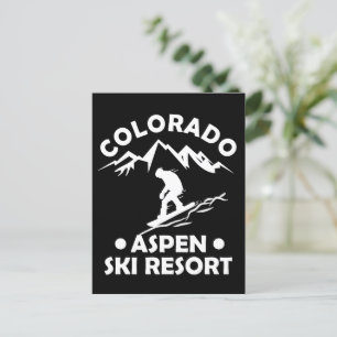 Carte Postale Station de ski d'Aspen Colorado