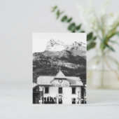 Carte Postale Station de ski de Chamonix France Mont Blanc (BW) (Debout devant)