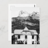 Carte Postale Station de ski de Chamonix France Mont Blanc (BW) (Devant / Derrière)