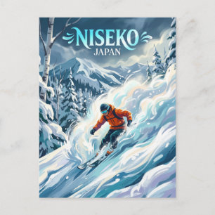 Carte Postale Station de ski de Niseko Japon