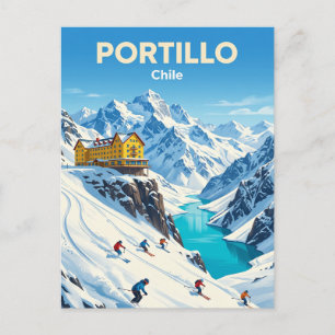 Carte Postale Station de ski de Portillo Chili