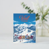 Carte Postale Station de ski de Vail USA (Debout devant)