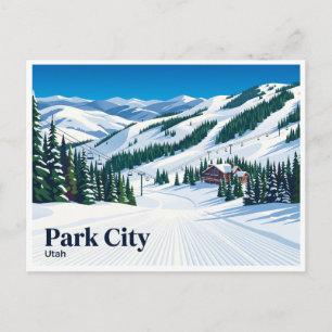 Carte Postale Station de ski Deer Valley Park City Utah