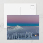 Carte Postale Station de ski Whitefish Mountain à Whitefish, Mon (Devant / Derrière)