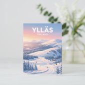 Carte Postale Station de ski Ylläs Finlande (Debout devant)