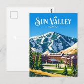 Carte Postale Station de Sun Valley USA (Devant / Derrière)