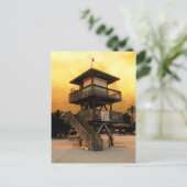 Carte Postale Station de surveillance de la plage publique de Ma (Debout devant)