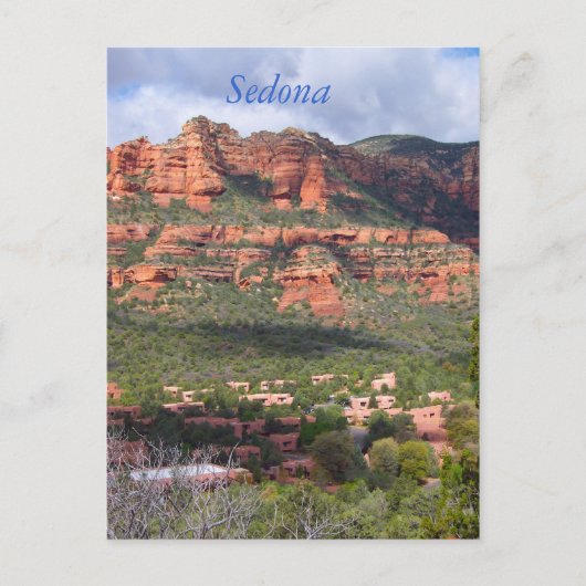 Carte Postale Station de vacances d'enchantement dans Sedona, (Devant)